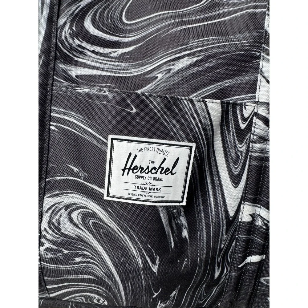 Herschel‎ Supply Company Strand Paint Pour Black Duffle Bag Diaper Gym Travel